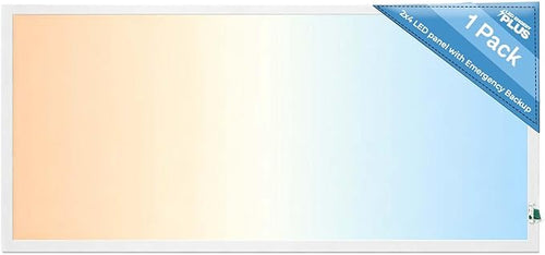 2X4 LED Flat Panel Light with Emergency Battery Backup, 50W 3000K/4000K/5000K by LEDENERGYPLUS