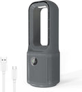 MEIIS Desk Fan Bladeless, 14 Inch USB Rechargeable Tower Fan by MEIIS