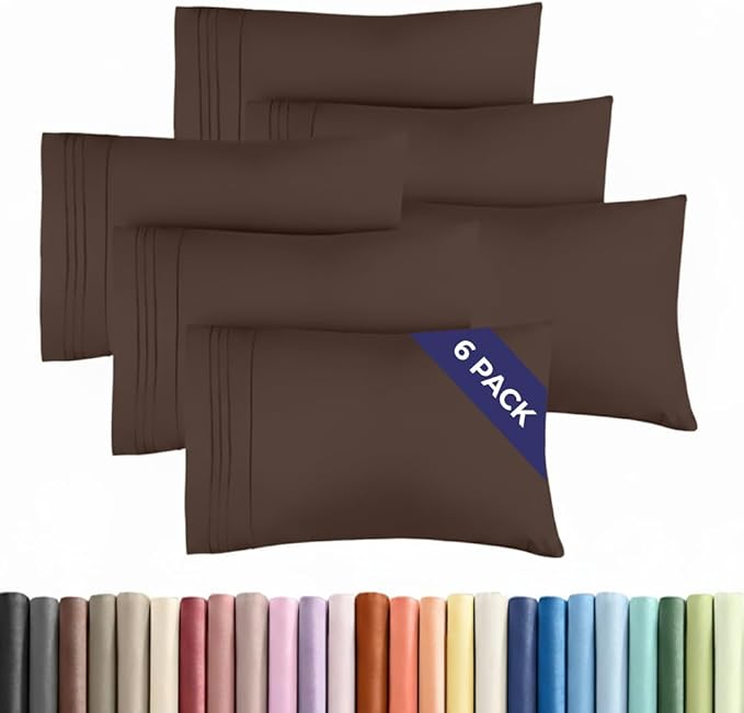 Queen Pillow Cases Set of 6 by CGKUnlimited