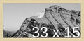 Frame It Easy 33 x 15 Wheat Wood Frame by FrameItEasy