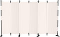 Room Divider, 6 Panel Upgraded Folding Privacy Screen, 132” Highly Secretive by PHONJOROO
