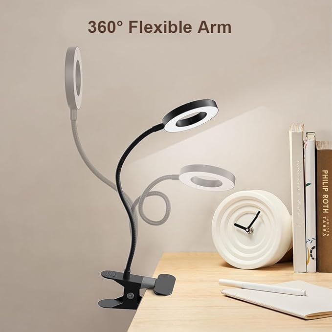 GARMESE LED Desk Lamp Clip on Light - Image 3