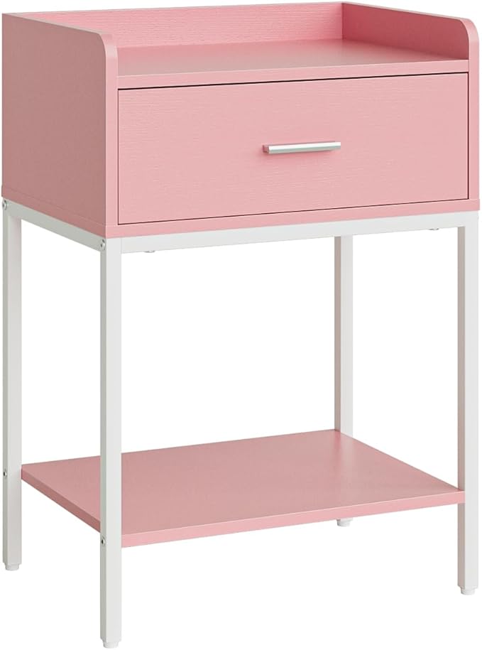 Masupu Nightstand, Bedside Table 3-Tier Modern Night Stand - Image 8
