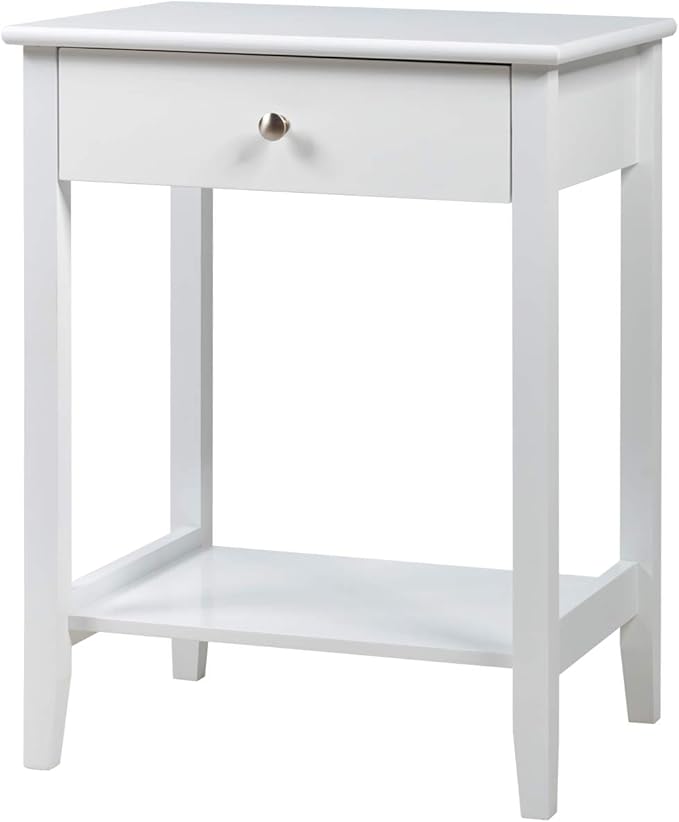 Giantex Nightstand Wooden 2-Tier Couch Sofa Side Table - Image 9