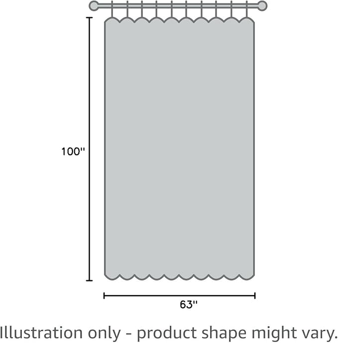 Beauoop 100% Blackout Curtains 63 Inches Long 2 Panels - Image 8