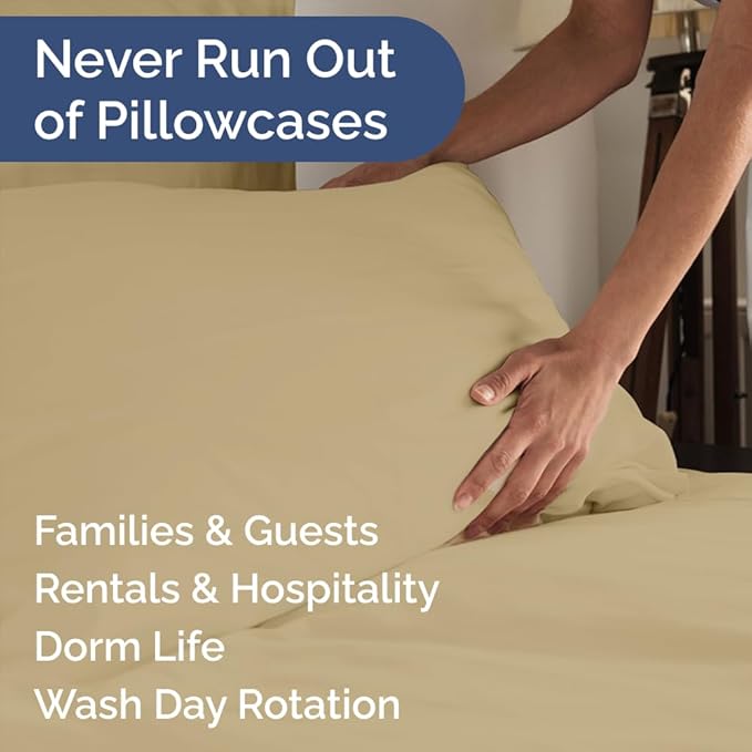 Queen Pillow Cases Set of 8 - Image 5