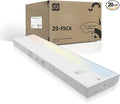 ASD 20 Pack 12 Inch LED Under Cabinet Lighting Plug in or Hardwired, by ASDLightingCorporation