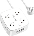 10 Ft Surge Protector Power Strip by YISHU