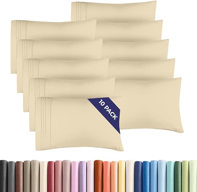 King Pillow Cases Set of 10 by CGKUnlimited