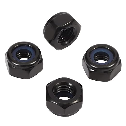 MewuDecor 3/8-16 Nylon Insert Hex Lock Nuts Locknuts, 304 Stainless Steel 18-8 - Image 6