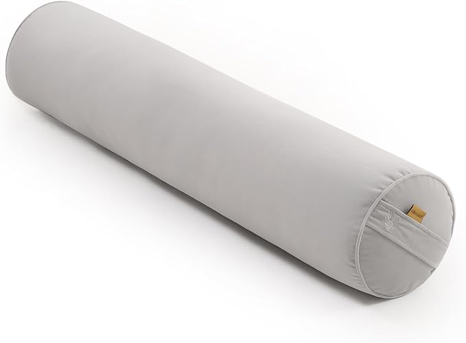 Long Pillow for Bed – Round Bolster Pillow for Adults, Body Pillow for Sleeping by Ailuteie