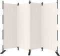 Room Divider, 4 Panel Upgraded Folding Privacy Screen, 88” Highly Secretive by PHONJOROO
