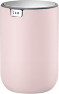 EKO Mini Desk Trash Can with Swing-Top Lid 0.4 Gallon Small Table Round by EKO