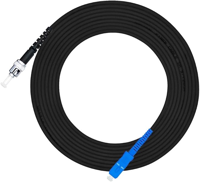 Jeirdus 40M SC to ST Outdoor Armored Simplex 9/125 SM Fiber Optic Cable Jumper by Jeirdus