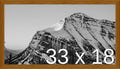 Frame It Easy 33 x 18 Hazel Wood Frame by FrameItEasy