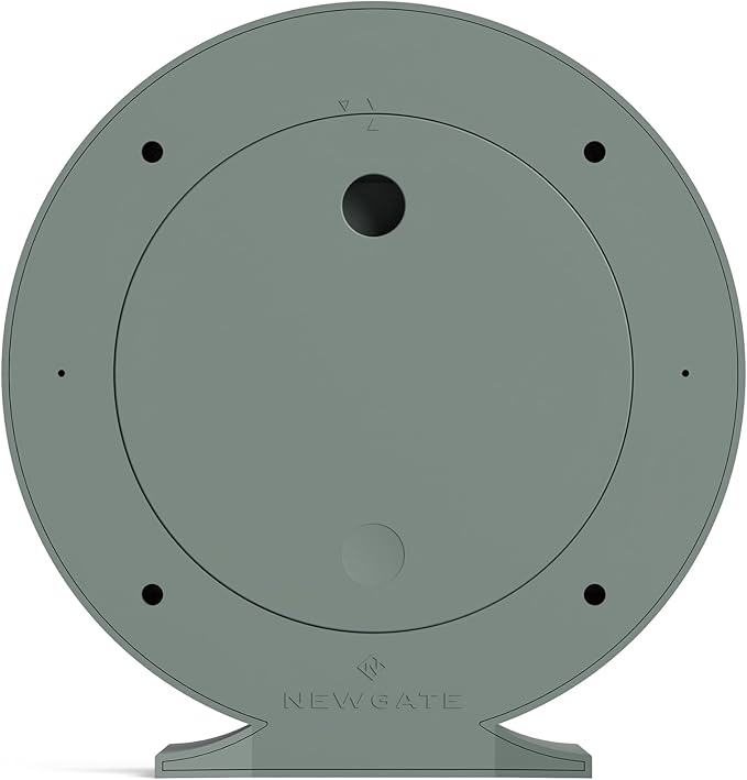 NEWGATE® Q Mantel Clock | Modern Classic Round Mantel Clock | Asparagus Green | - Image 4