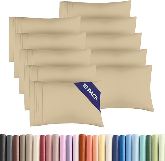 King Pillow Cases Set of 10 by CGKUnlimited