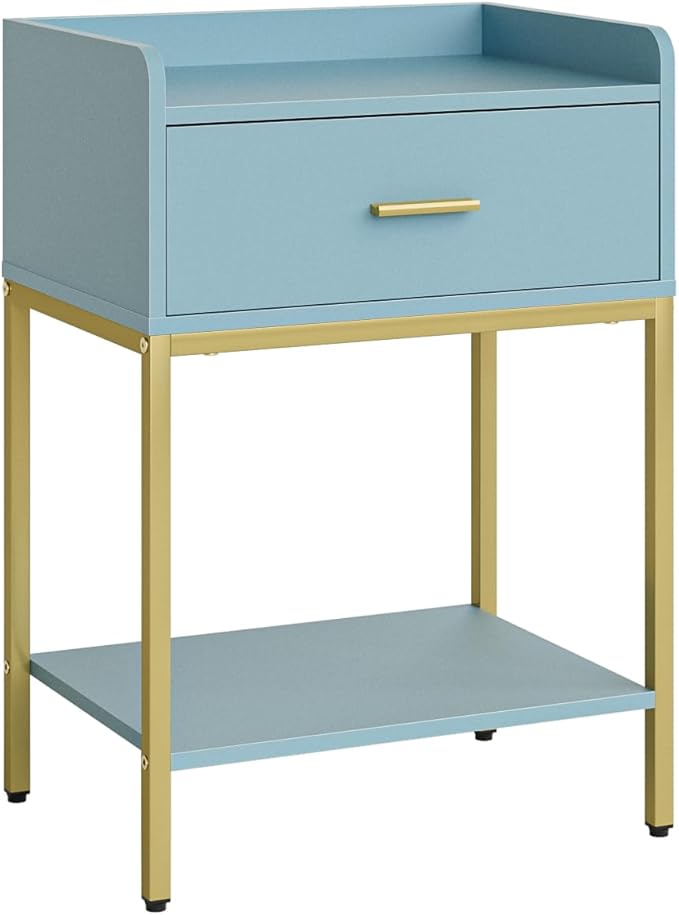 Masupu Nightstand, Bedside Table 3-Tier Modern Night Stand - Image 8