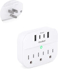 1 Pack Multi Plug Wall Outlet Splitter by OneBeat