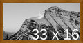 Frame It Easy 33 x 16 Hazel Wood Frame by FrameItEasy
