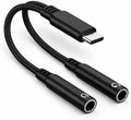 Mizi USB C to Dual 3.5mm Headphone Splitter, 2-Port Audio Adapter by Mizi