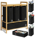 Terratur 4 Section Recycling Bin by Terratur