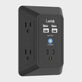 Outlet Extender, Surge Protector Outlet by Lvetek