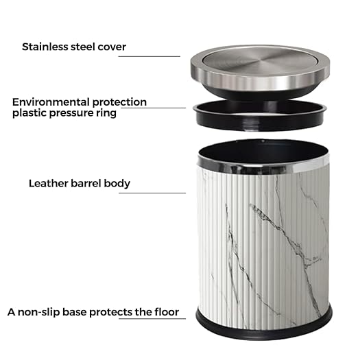 4 Gallon / 15L Trash Can Bathroom - Image 3