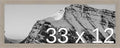 Frame It Easy 33 x 12 Rustic Gray Wood Frame by FrameItEasy