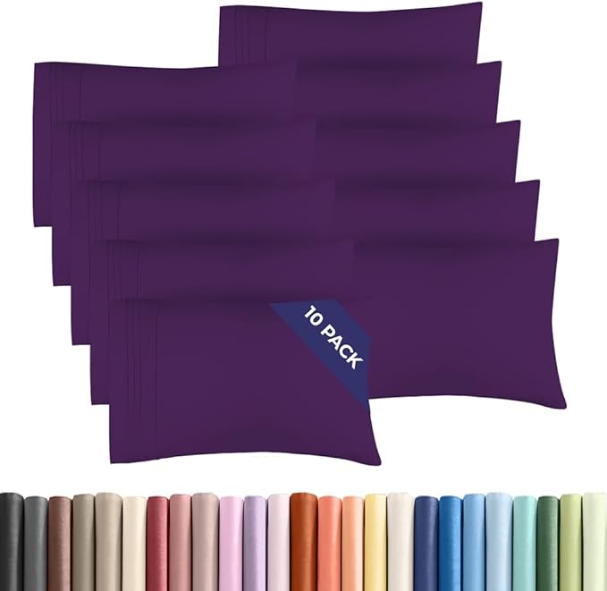 Standard Pillow Cases Set of 10 by CGKUnlimited