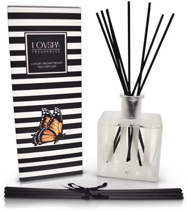 LOVSPA Reed Diffuser Set, Mandarin & Ginger Scented Oil Diffuser - Image 5