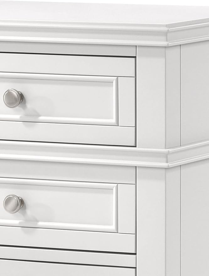 HKHUASEN White Bedside Table - Image 5