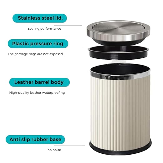 4 Gallon Bathroom Trash Can - Image 3