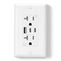 ELEGRP USB Outlets, 20 Amp Wall Outlet by ELEGRP%7CELEGROUP