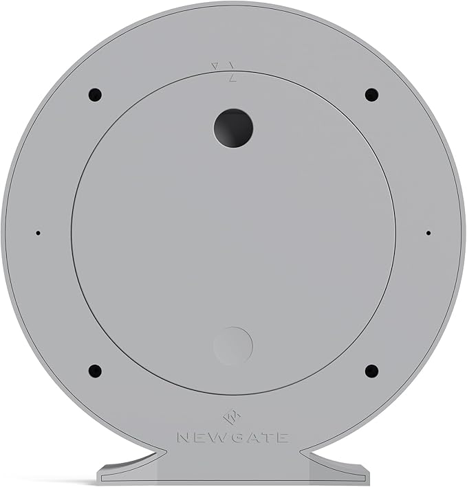 NEWGATE® Q Mantel Clock | Modern Classic Round Mantel Clock | Clockwork Gray | - Image 4