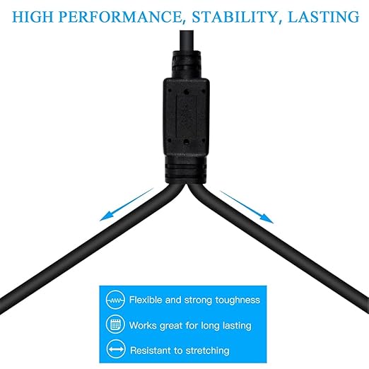 Seefeful 1 Male to 2 Female XLR Y Splitter Micrphone Cable, 3pin Male to Dual - Image 4