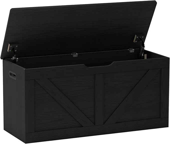 Timberer 39.4" Storage Chest, Wooden Storage Bench, Large Storage Trunk by Timberer