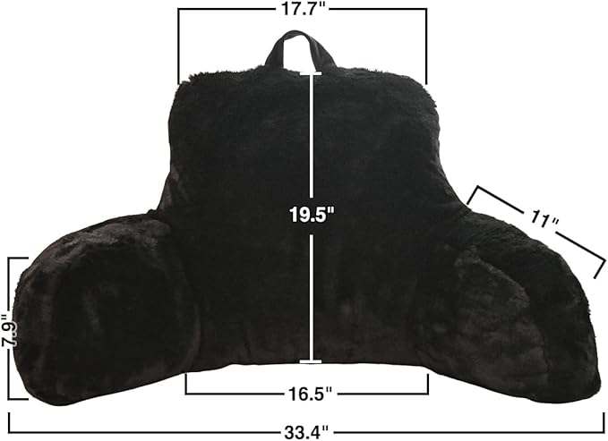 Holawakaka Reading Pillow for Sitting up in Bed Sofa Kids Teens, Backrest Pillow - Image 4