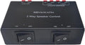 SENWIKATIN 2-Way Speaker Selector, Passive 2 Zone Distribution Box 150W / by Unknown