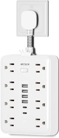 Surge Protector Power Strip -MCSCN 8 Outlets 6 USB by MCSCNHOMELIFE