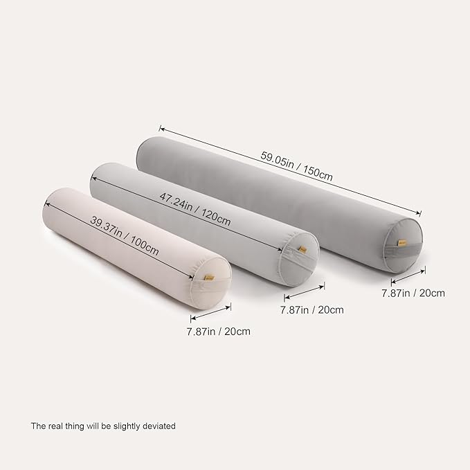 Cuddle Pillow – Body Pillow for Adults, Long Bolster Pillow for Bed, Soft & - Image 3