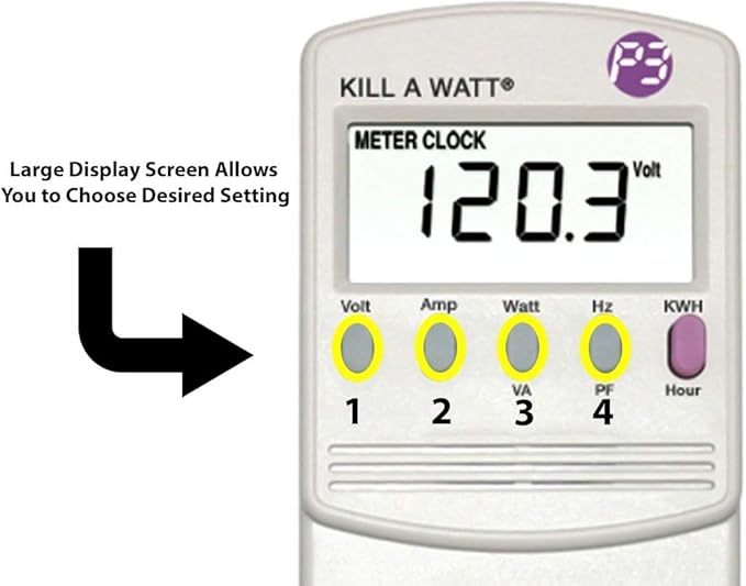 2-Pack P3 P4400 Kill A Watt Electricity Usage Monitor - Image 4