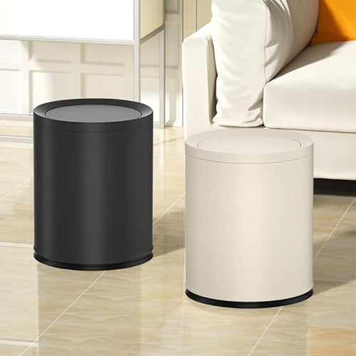 2.6 Gallon/10L Modern Metal Bathroom Trash Can - Image 2