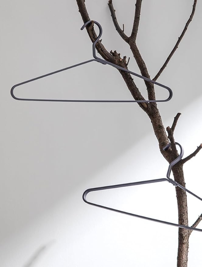 Premium Matte Titanium Gray Aluminum Coat Hangers 90 Piece Set, 16.5” Extra - Image 2