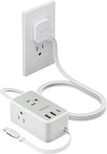 TESSAN Small Flat Plug Power Strip by TESSAN