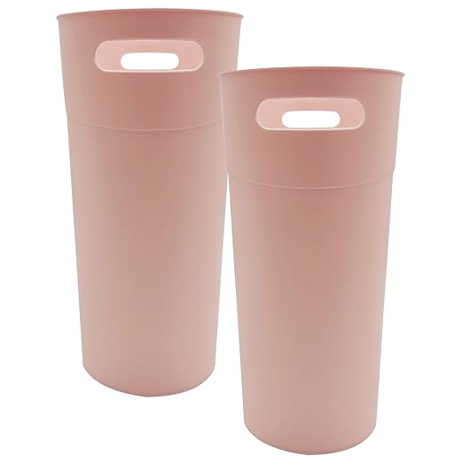 ROYFACC Small Trash Can Plastic Bathroom Wastebasket 3.2 Gallon Slim Garbage - Image 5