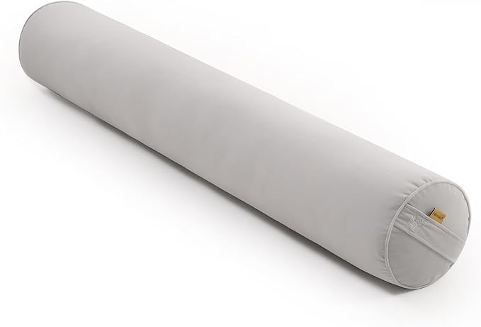 Long Pillow for Bed – Round Bolster Pillow for Adults, Body Pillow for Sleeping by Ailuteie