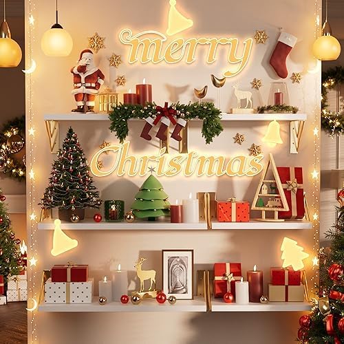 BAYKA Wall Shelves for Bedroom Decor, Floating Wall Shelves for Living Room - Image 3