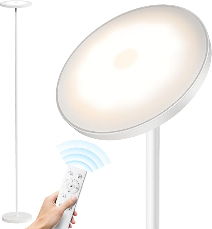 SUNMORY Floor Lamps for Living Room, 32W/3000LM Super Bright LED Floor Lamp by SUNMORY