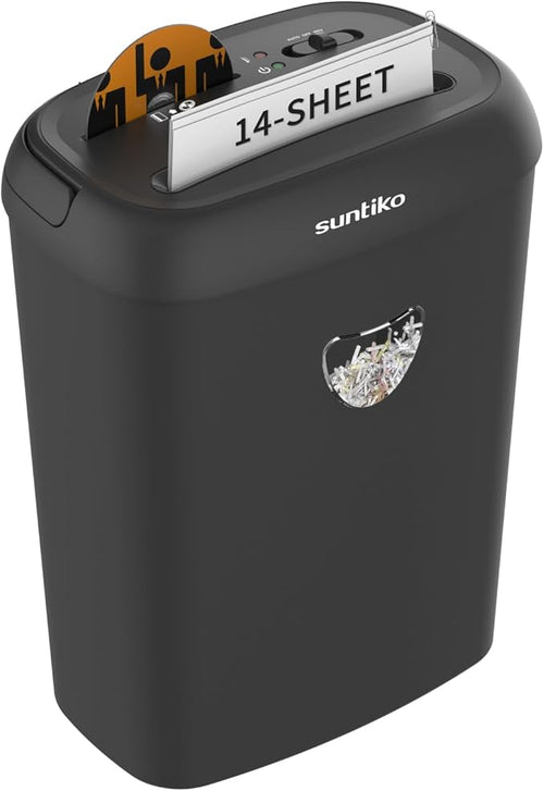 14 Sheet Cross Cut Paper Shredder by SuntikoShredderLaminator